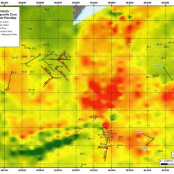 Rabbit North 2016 2017 Drillhole Plan Map with Historic drilling