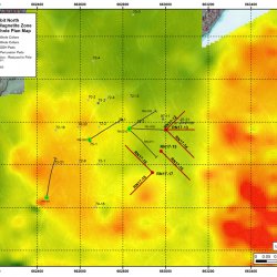 Rabbit North 2016 2017 Drillhole Plan Map with Historic drilling